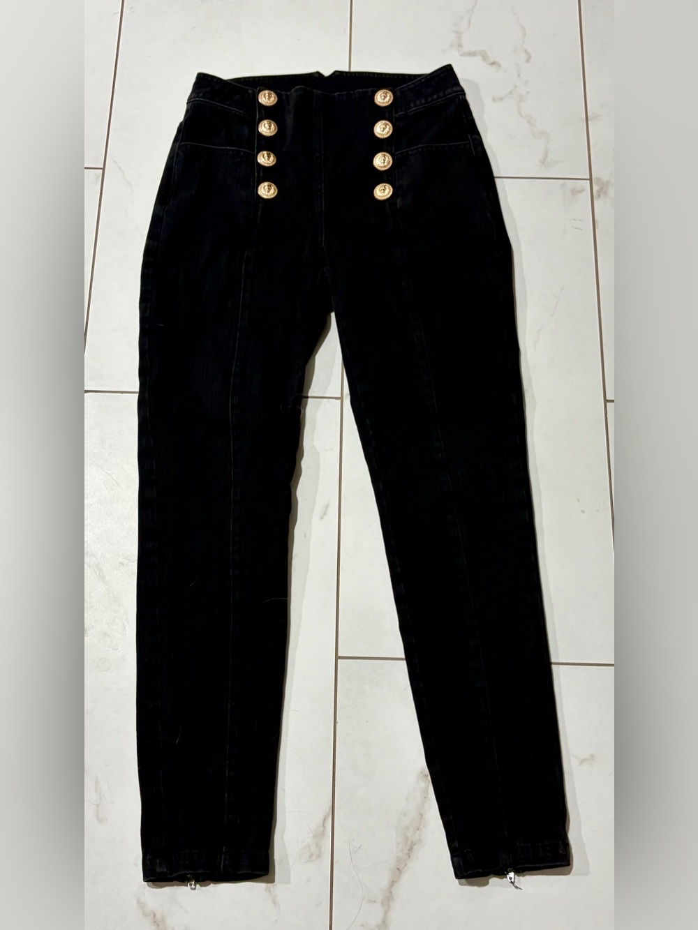 J. McLaughlin Hastings Sailor Black Jeans 0